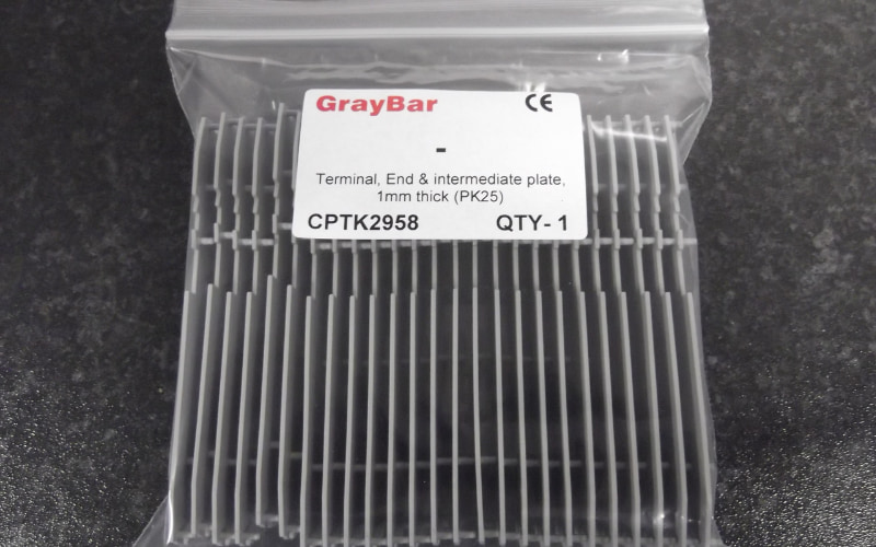 Din Rail Terminals GrayBar